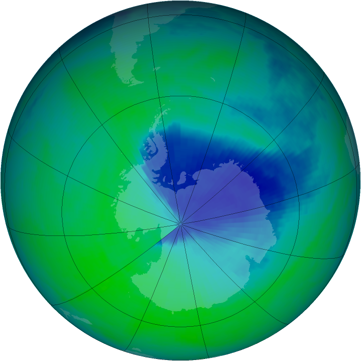 Ozone Map 1993-12-02